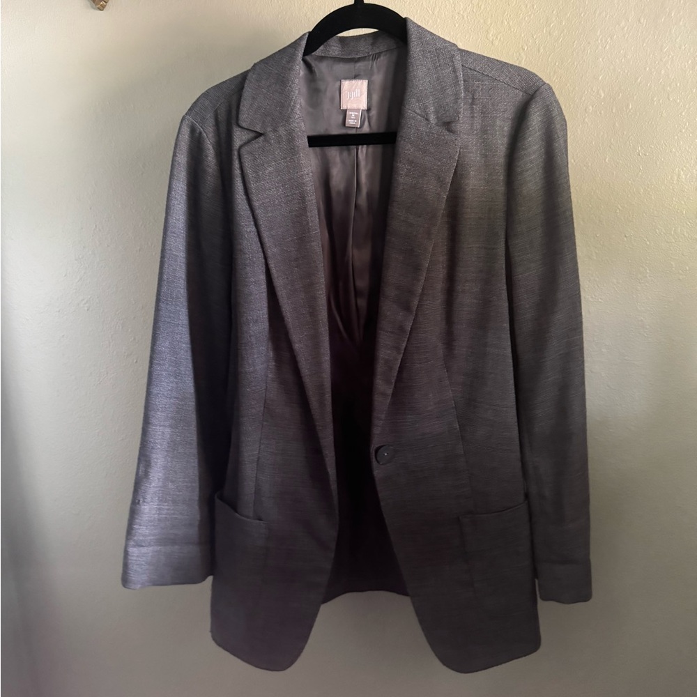 J. Jill Charcoal Blazer